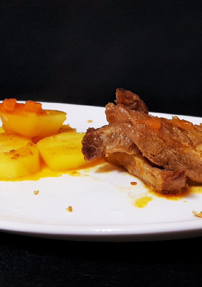 Una foto de Pluma Ibérica Estofada