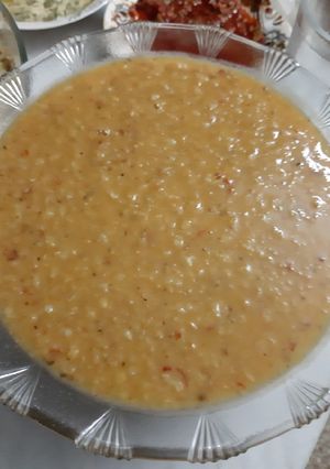صورة لوصفة شوربة العدس المجروش