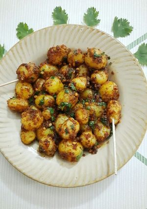A picture of Baby potato fry.