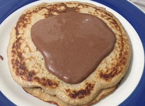 Una foto de Hotcakes de avena con proteína