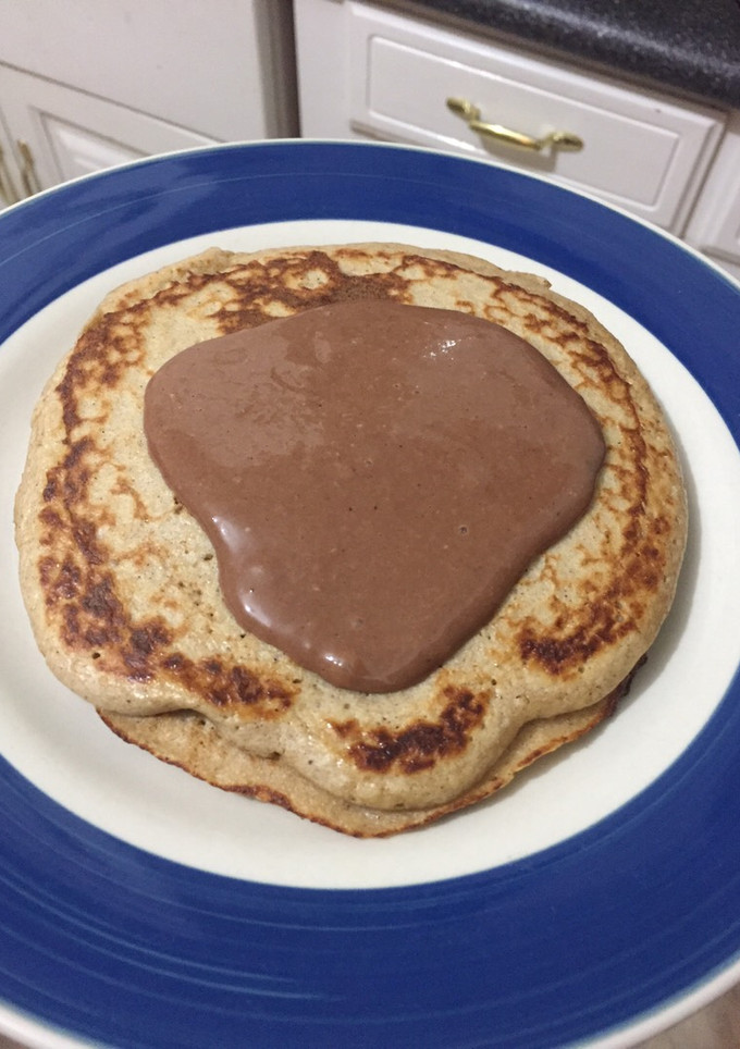 Una foto de Hotcakes de avena con proteína