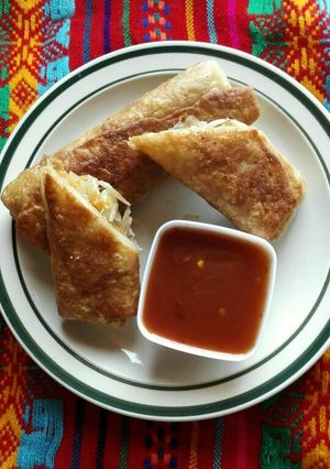 Una foto de Rollitos primavera (sin carne)