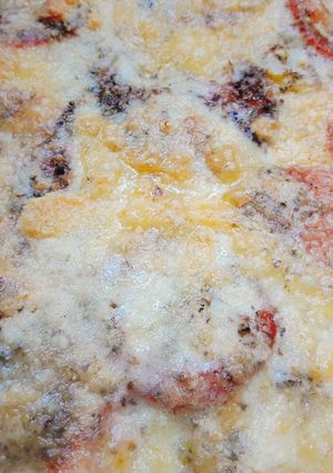 Una foto de Zucchini primavera gratinados
