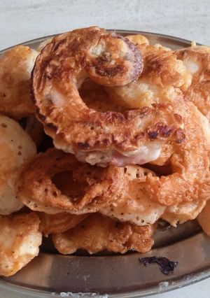 Una foto de Camarones y Pulpo en Tempura