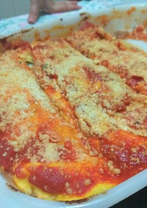 Una foto de Canelones SIN HARINA
