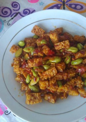 Foto resep Sambal goreng tempe dan pete