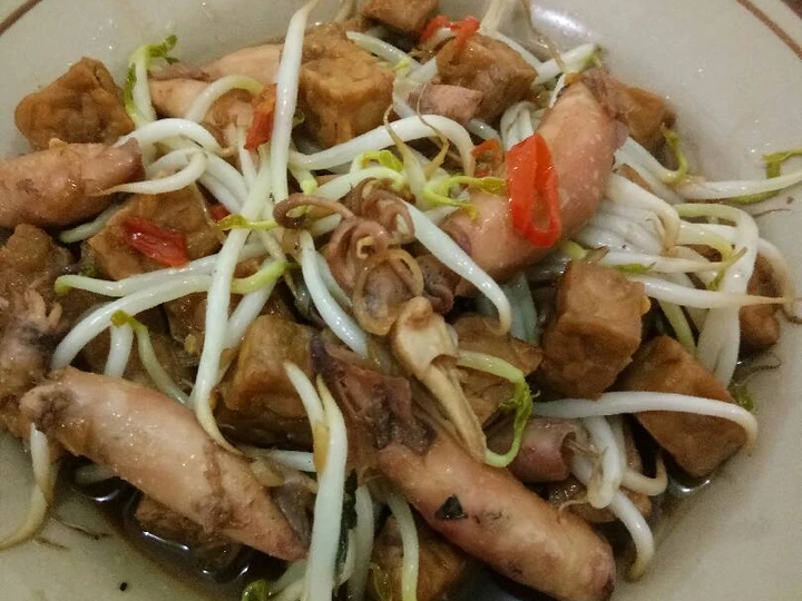 Langkah Mudah untuk Membikin Resep  Tumis Toge Cumi Asin yang Sempurna, Bikin Ketagihan