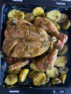 A picture of Stuffed chicken.