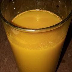 A picture of Turmeric juice.