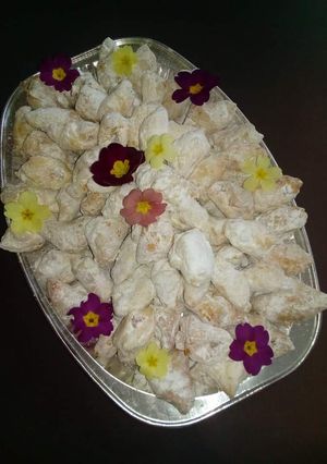 O poză a rețetei Cornulețe cu rahat.