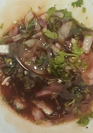 A picture of Imli Pyaaz Chutney📌.