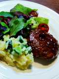 Mini Hamburg Steaks for Bento & Make-Ahead with Fermented Onions