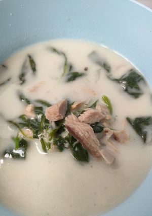 Foto resep Tongkol Bayam kuah santan Mpasi 9+