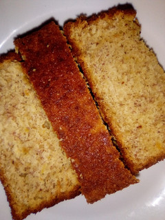 A picture of Sweet banana cake loaf.