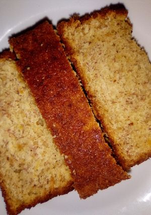 A picture of Sweet banana cake loaf.
