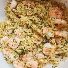 Shrimp & Orzo Salad A picture of Shrimp & Orzo Salad.