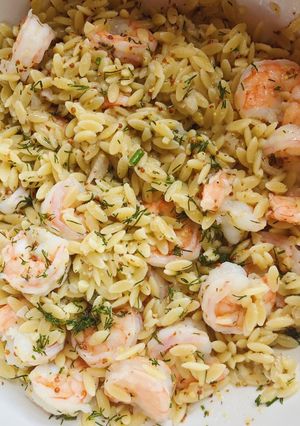 A picture of Shrimp & Orzo Salad.