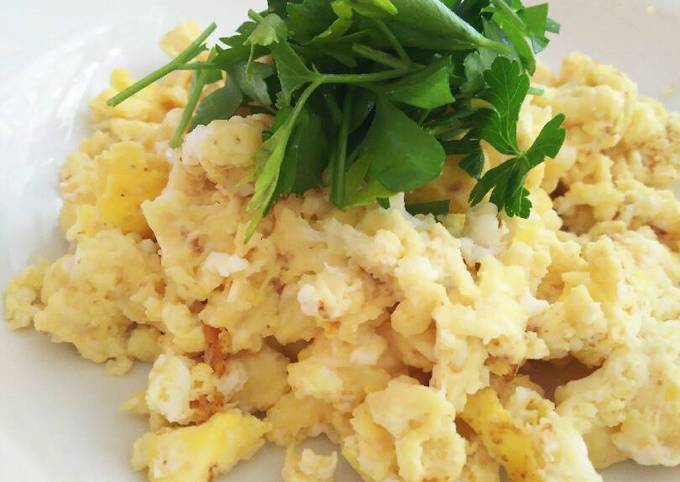 Steps to Make Quick Sunday scramble egg