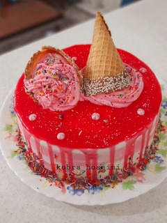 عکسی از دستور کیک تولد🌺🎂🎂