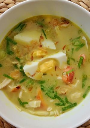 Foto resep Soto Ayam Kuah Santan