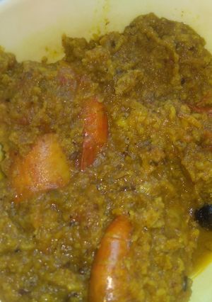 A picture of Prawn malai curry.