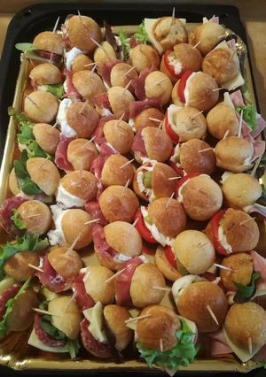 Foto di Mini panini da aperitivo