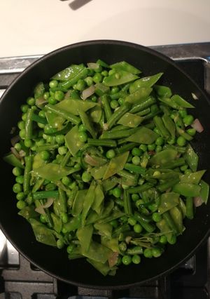 A picture of Leftover Greens.