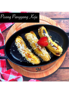 Foto resep 🍌Pisang Panggang Keju