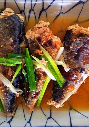 Hình của món Cá Saba sốt tương miso.