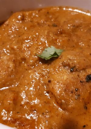 A picture of Yummy soya chaap masala.