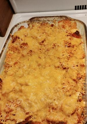 A picture of Chicken Dorito's Casserole.