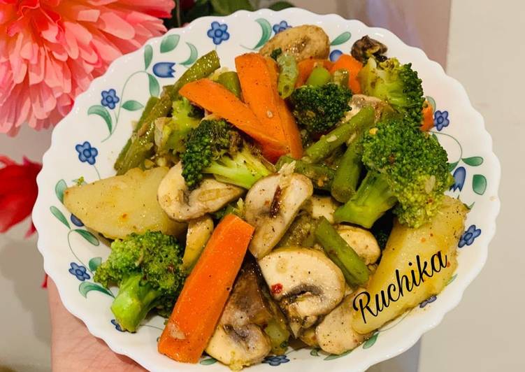 Recipe of Homemade Stir Fry Vegetables