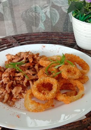 Foto resep Jamur crspy & ring onion bombay
