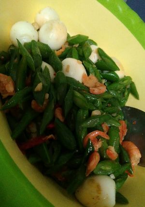 Foto resep Tumis buncis ebi telor puyuh