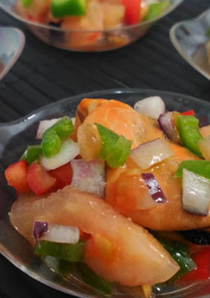 Una foto de Mejillones a la vinagreta