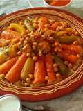Moroccan Couscous with Chicken and Vegetables – My Special Way 😋🍗🥔🥕🌶