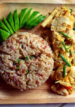 รูปของ อกไก่ หน่อไม่ผัดไข่ คลีน@Phit-FooD