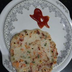 A picture of Semolina chilla.