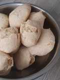 Pão de queijo fake com descarte de levain