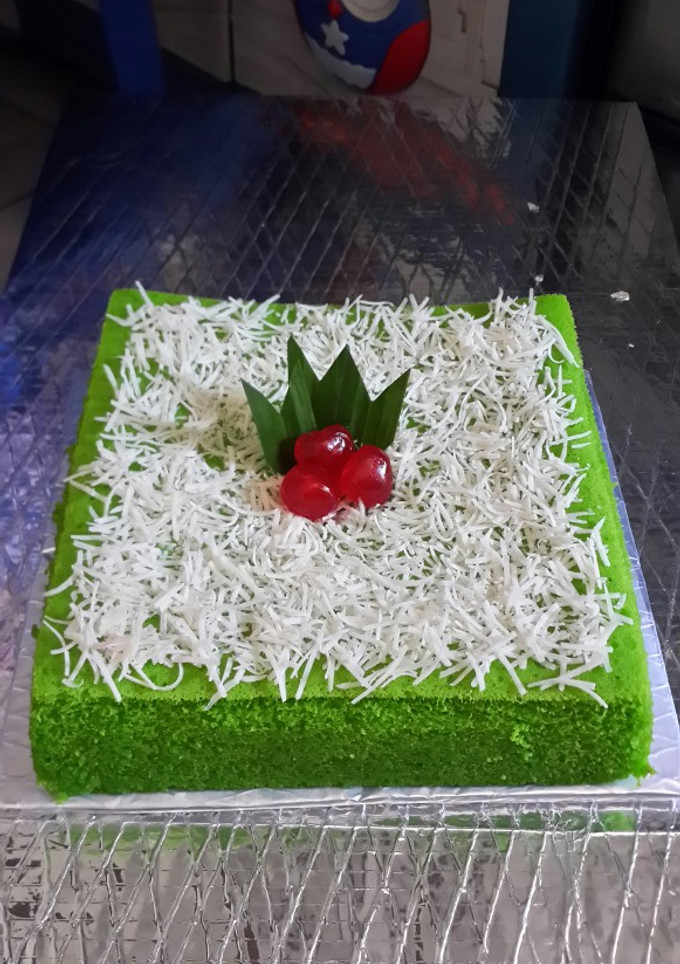 Foto resep Brownies kukus pandan