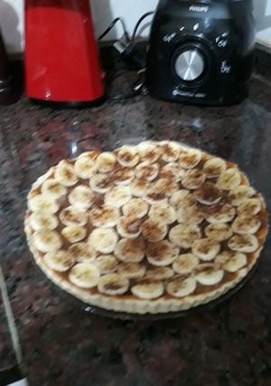 Una foto de Tarta de bananas c/dulce de leche. grace