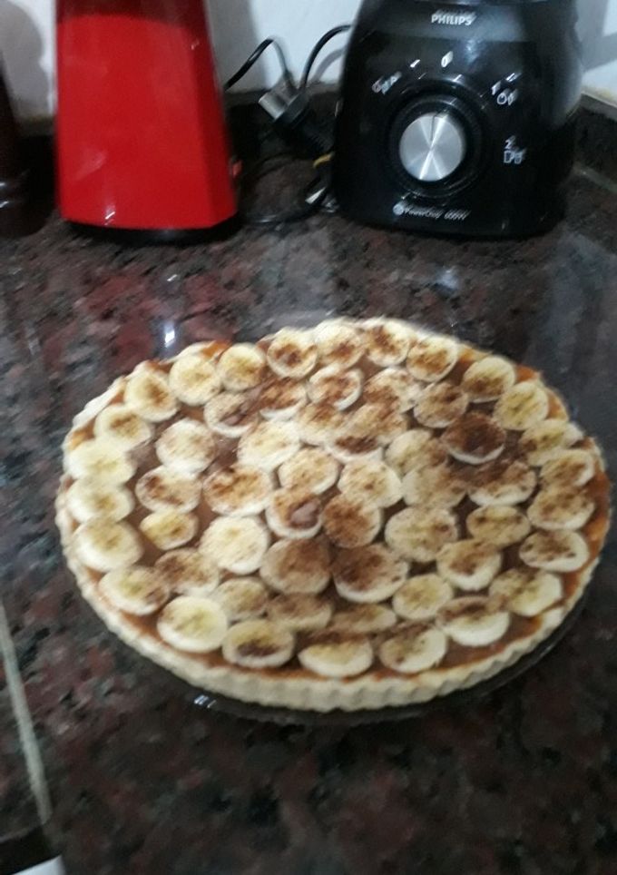Una foto de Tarta de bananas c/dulce de leche. grace