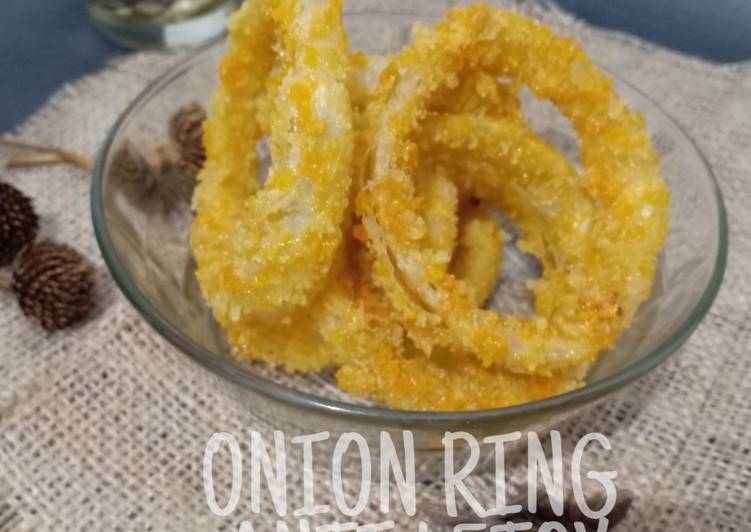 Cara Gampang Menyiapkan Onion Ring Anti Letoy, Enak