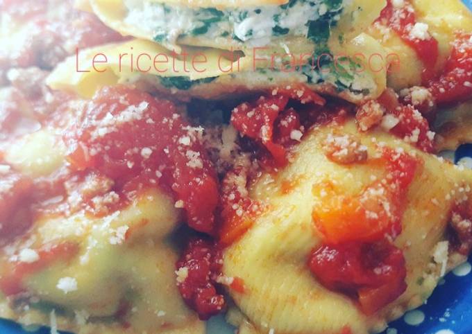 Ricetta di Fatto in casa Ravioli di ricotta e spinaci