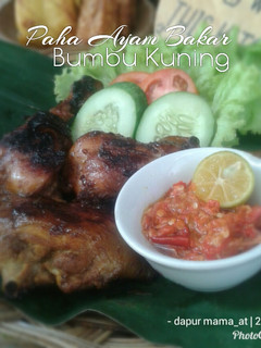 Foto resep Paha Ayam Bakar Bumbu Kuning