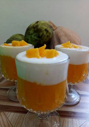 Foto resep Manggo thai (jus mangga kekinian vla santan)