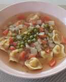 Zöldségleves sonkás tortellinivel #gluténmentes
