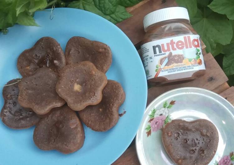 Kue Coklat isi Nutella