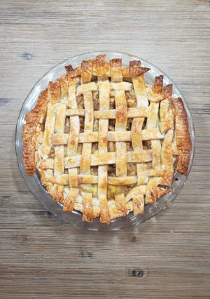 A picture of Apple pie 🥧.