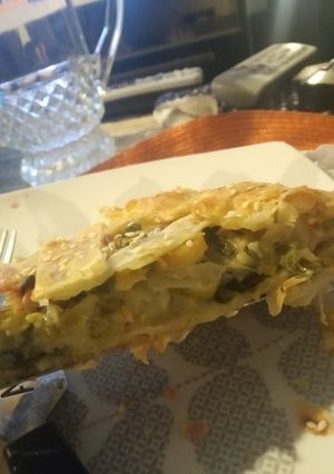 Una foto de Tarta de puerro 💚